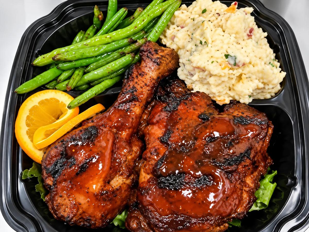 Savory barbecue meats at BBQ Unlimited